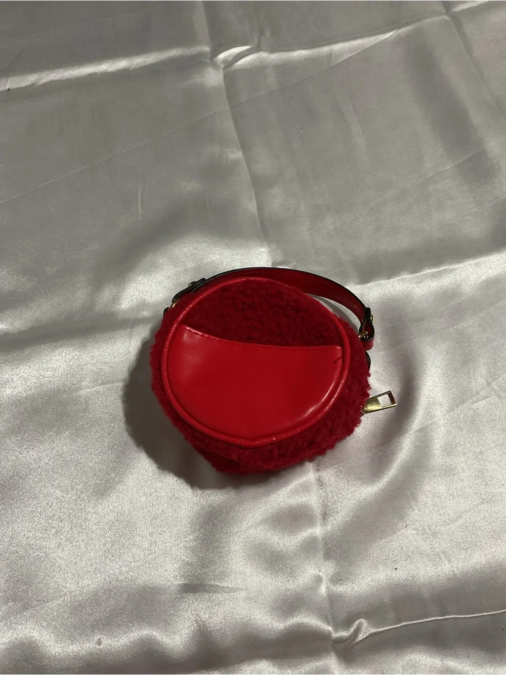 Red Smiley Round Coin Purse - Women Accessories